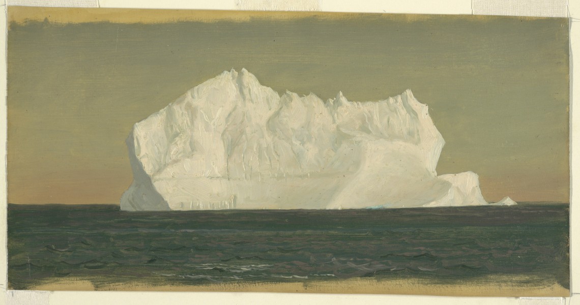 Drawing, Floating Iceberg, June or July 1859 (CH 18196637-2)