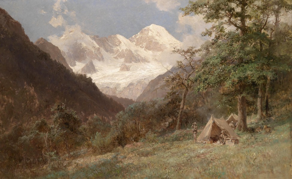 Edward Theodor Compton Landschaft im Kaukasus