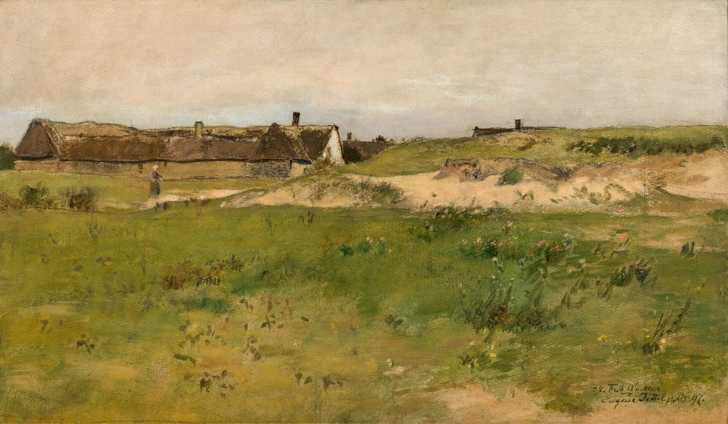Eugen Jettel - Bauernhof in Frankreich (1897)