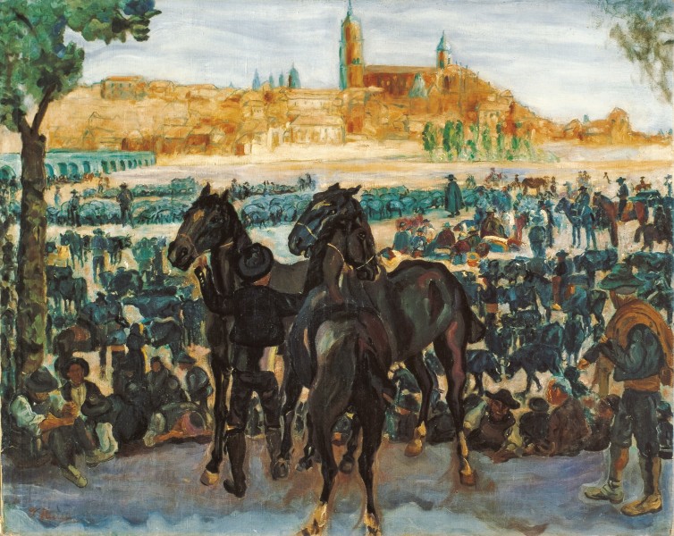 Francisco Iturrino Cattle Fair in Salamanca
