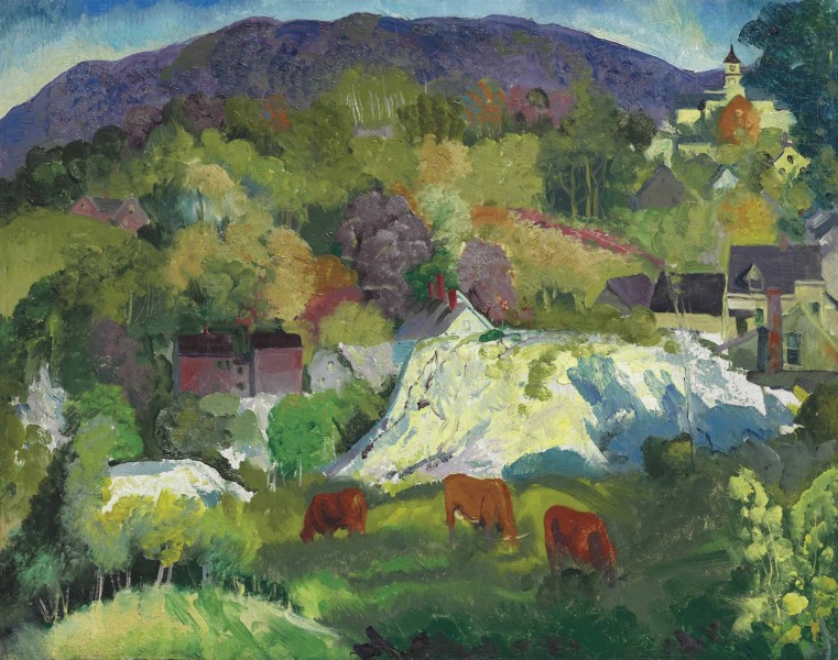 George Bellows - Village on the Hill (1916)