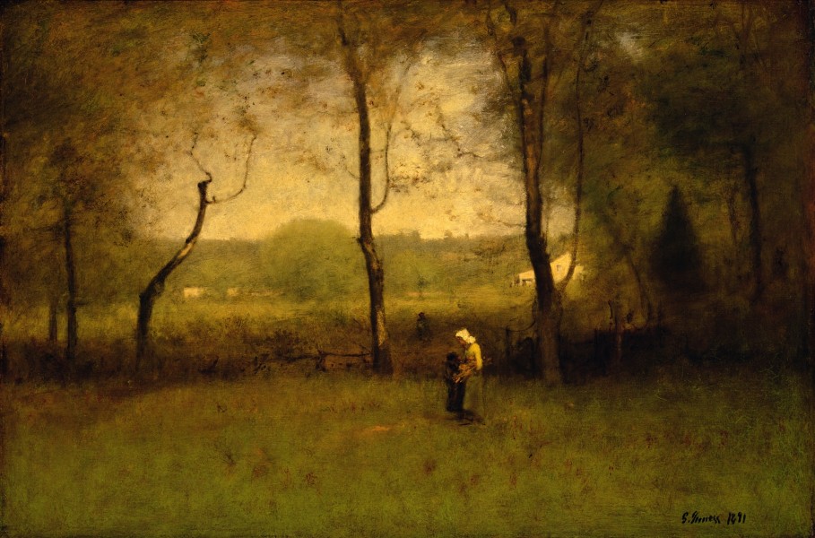 George Inness - Wood Gatherers, An Autumn Afternoon