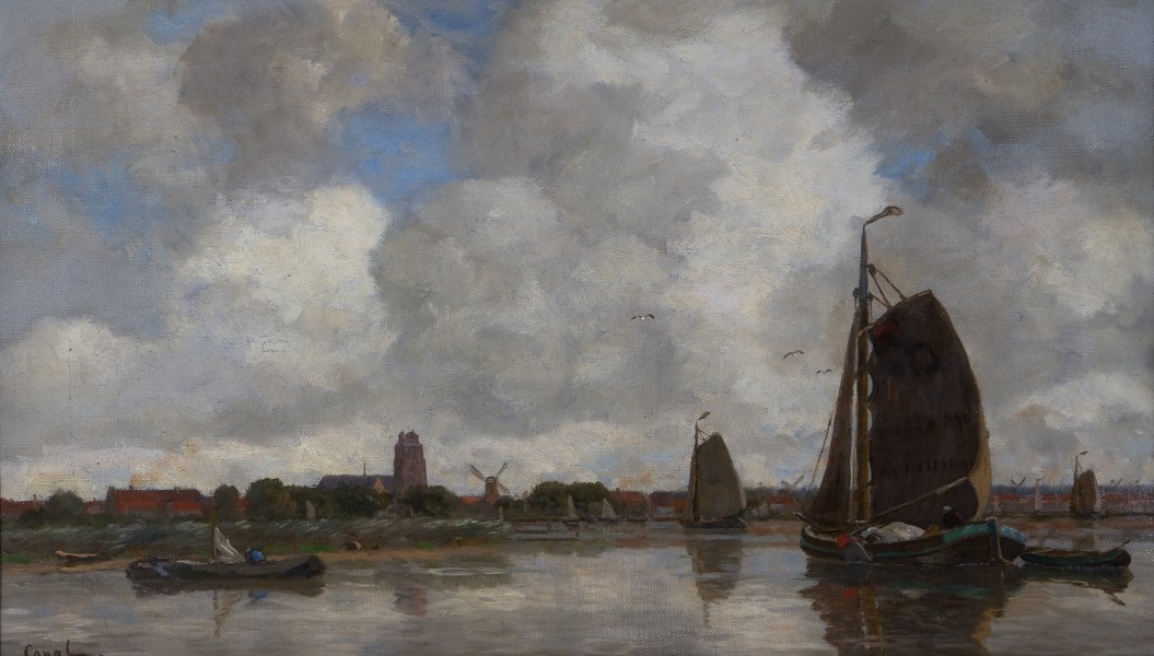 Gilbert von Canal Holländische Küstenlandschaft
