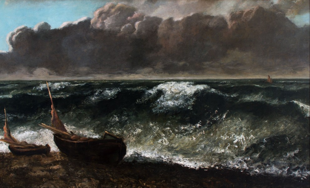 Gustave Courbet - The Wave - Google Art Project (GwH6XMr0q0o4Lw)