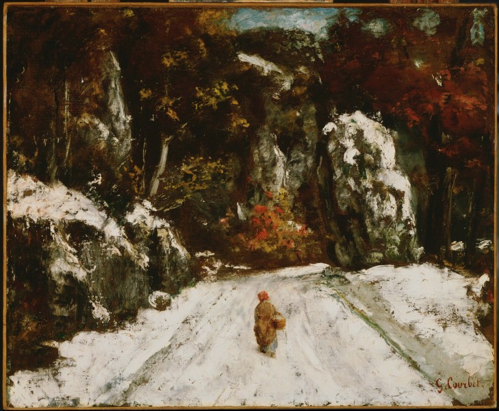 Gustave Courbet - Winter in the Jura - Google Art Project