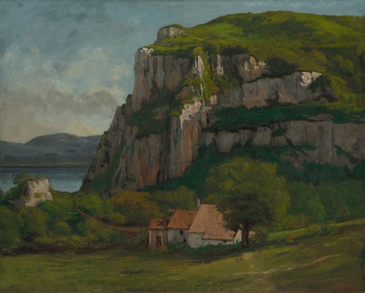 Gustave Courbet - Les Roches de Hautepierre (ca. 1869)