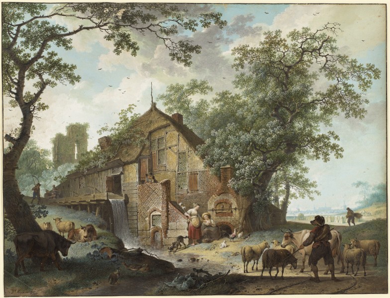 Hendrik Meyer - A Summer Scene (1787)