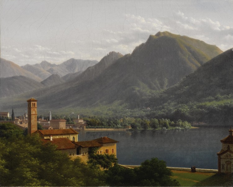 Henri Rollan Lancelot - Lago de Lugano