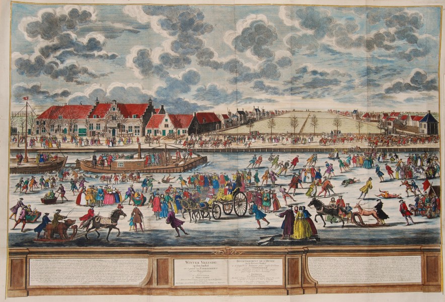 IJsbreker op de Amstel - Pieter Schenk, 1746
