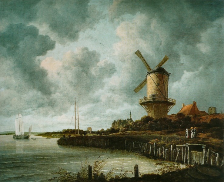 Jacob Isaacksz. van Ruisdael - Le Moulin de Wijk-bij-Duurstede