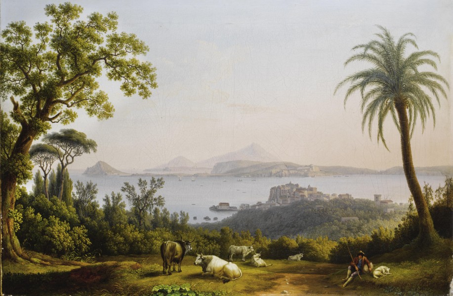 Jakob Philipp Hackert - Ansicht der Bucht von Pozzuoli (1798)