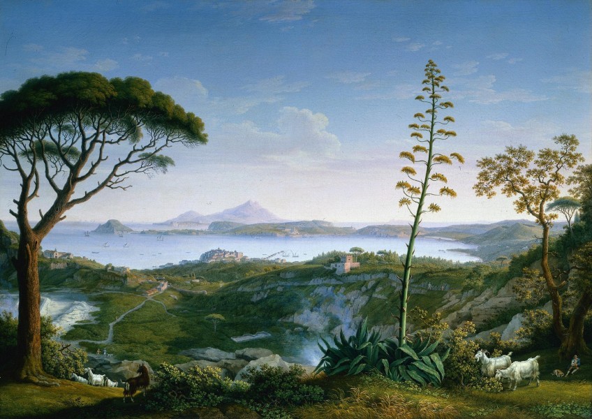 Jakob Philipp Hackert - Blick auf die Bucht von Pozzuoli (1803)