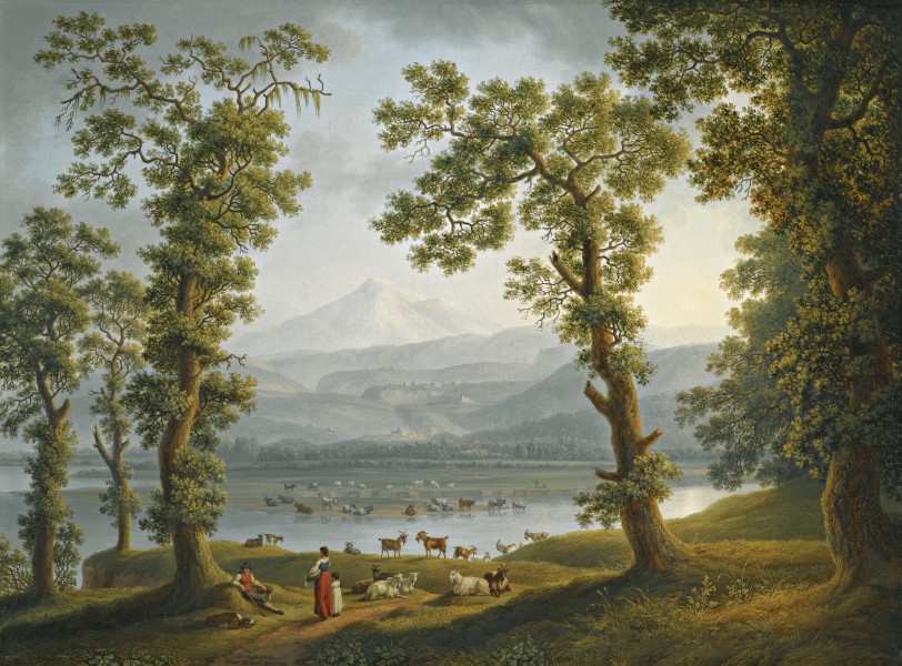 Jakob Philipp Hackert - Veduta di Piedimonte (1800)