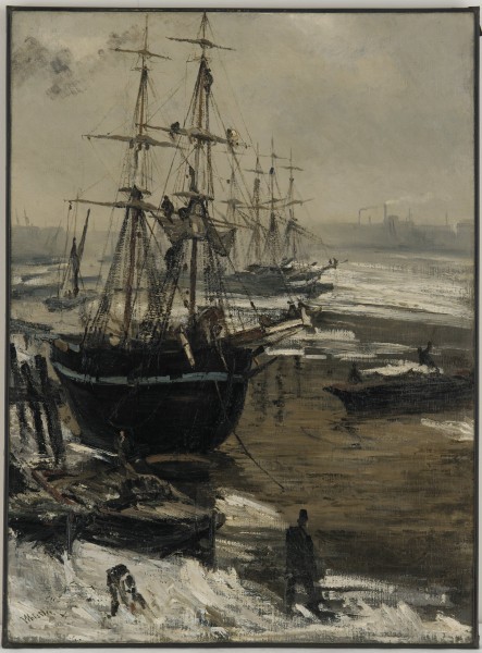 James McNeill Whistler - The Thames in Ice - Google Art Project