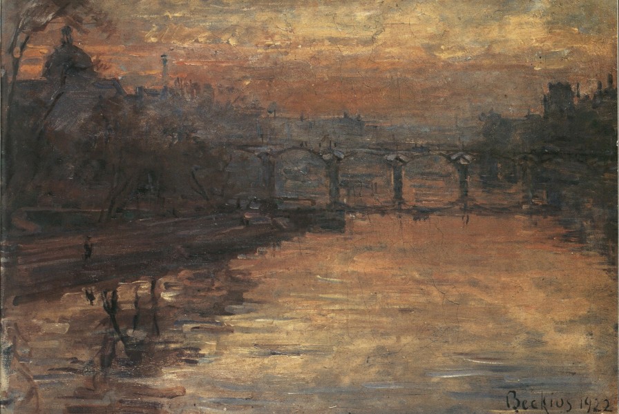 Jean-Pierre Beckius, Paris, pont des Arts (1922)