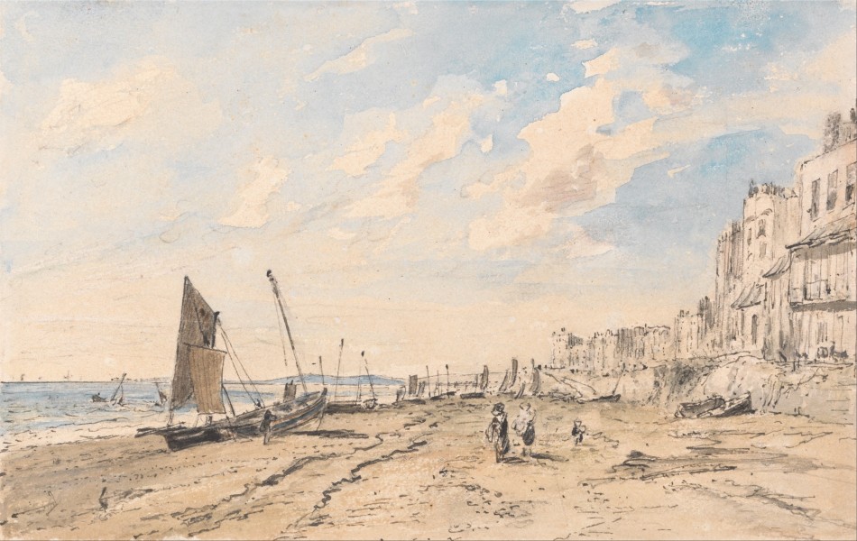 John Constable - Brighton Beach Looking West - Google Art Project