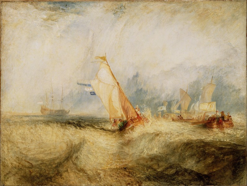 Joseph Mallord William Turner (British - Van Tromp, Going About to Please His Masters - Google Art Project
