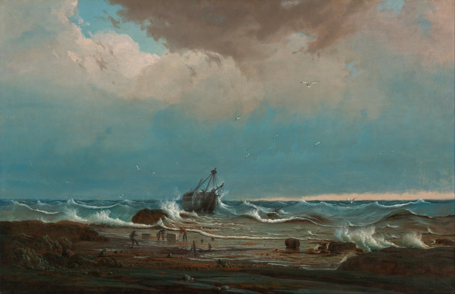 Knut Bull - The wreck of 'George the Third' - Google Art Project