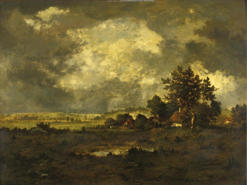 Léon Richet - Environs de Fontainebleau (1872)