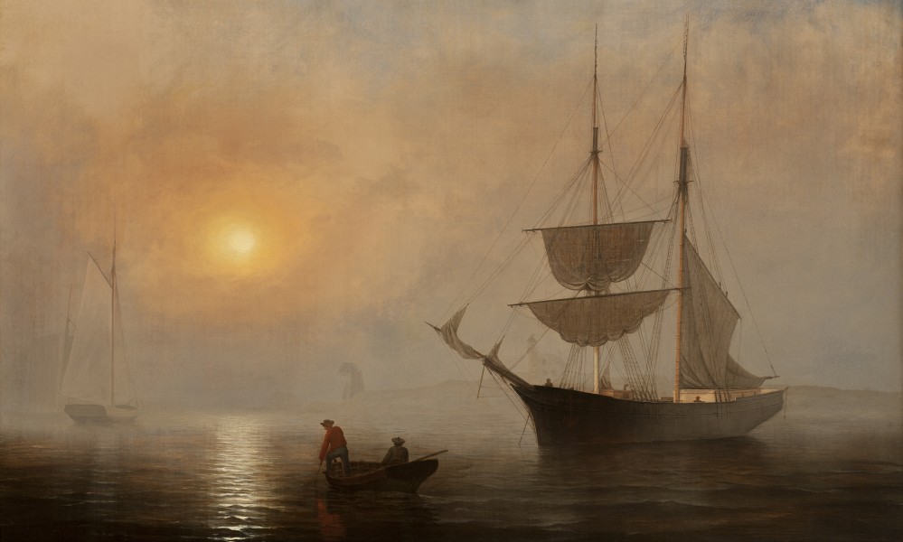 Lane, Fitz Henry, Ship in Fog, Gloucester Harbor, ca. 1860