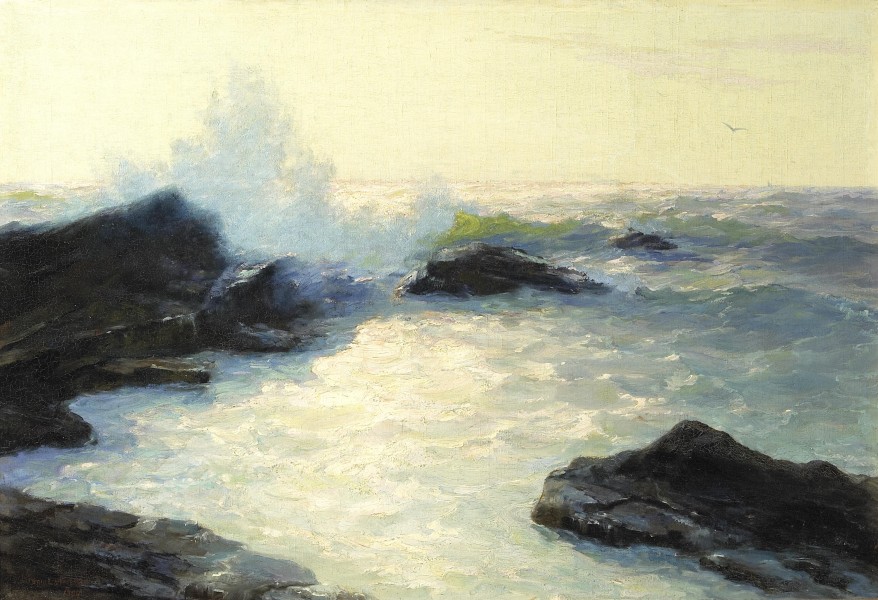 Lionel Walden - Crashing Sea, 1904, Bonhams & Butterfields San Francisco
