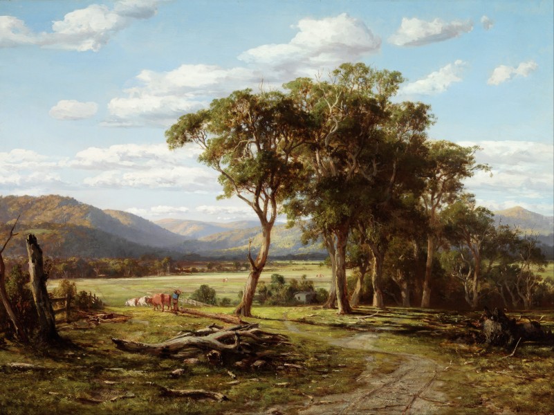 Louis Buvelot - At Lilydale - Google Art Project