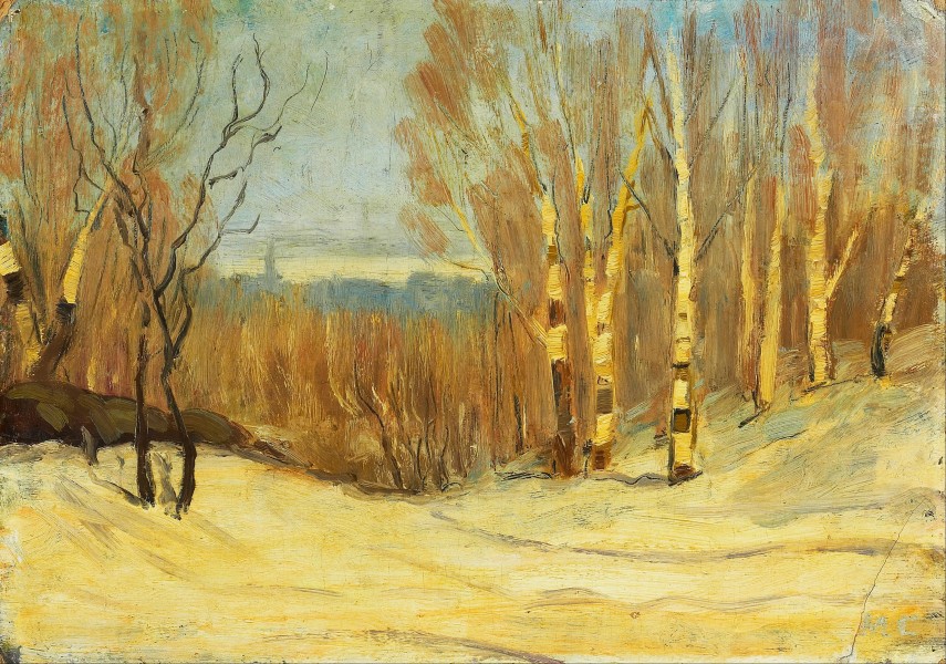 Maurice Cullen - Winter near Montreal - Google Art Project
