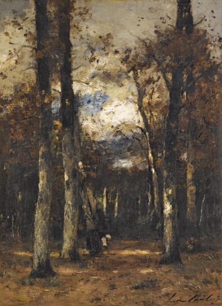 Paál László - 1876 - Forest at Fontainebleau