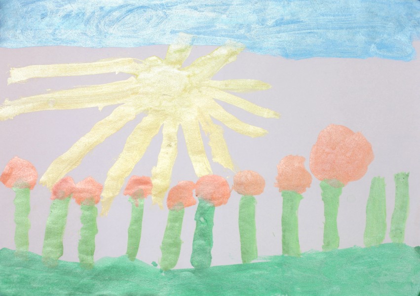 a painting by a 4 to 6 year old girl, picture 16