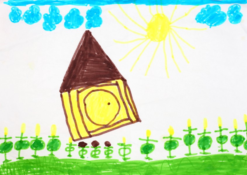 a painting by a 4 to 6 year old girl, picture 20