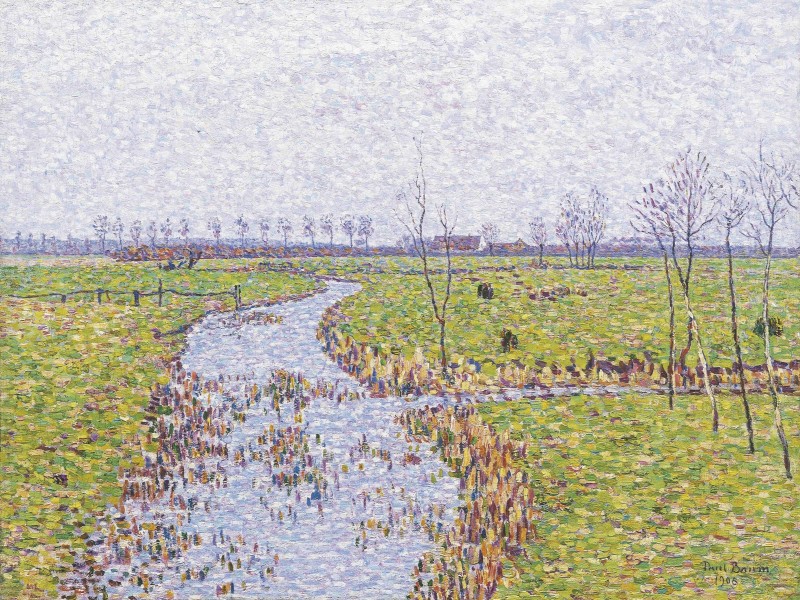 Paul Baum - Landschaft bei Sluis (1906)