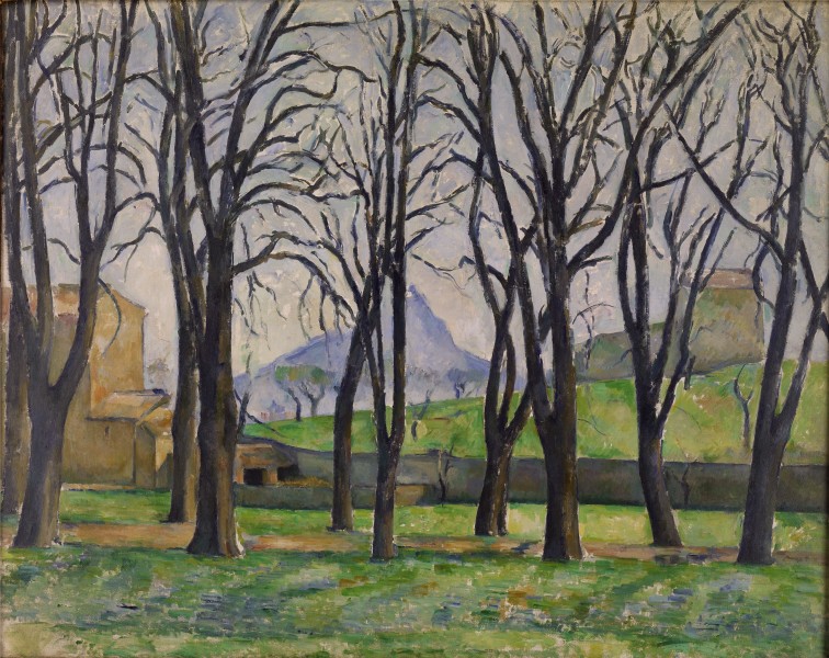 Paul Cézanne - Arbres de châtaigne au Jas de Bouffan (1885-86)