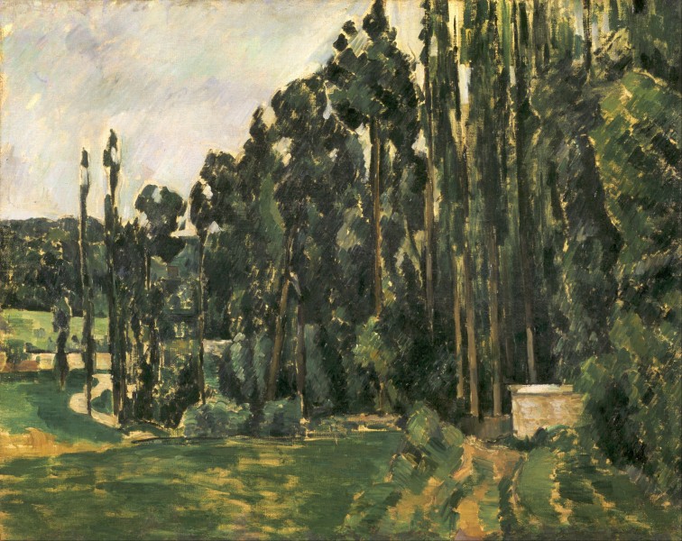 Paul Cézanne - Poplars - Google Art Project
