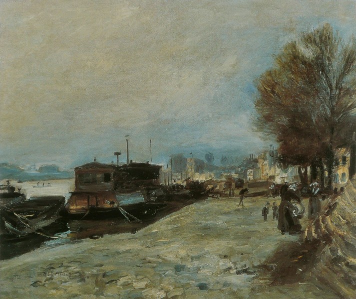 Pierre-Auguste Renoir - Bateau-lavoir sur la Seine