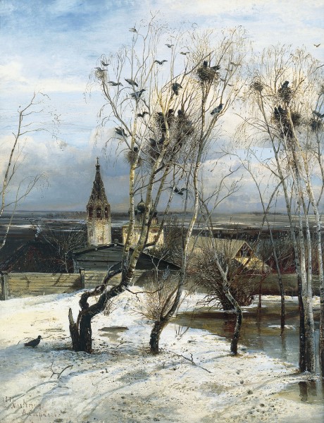 Rooks are back again by Savrasov