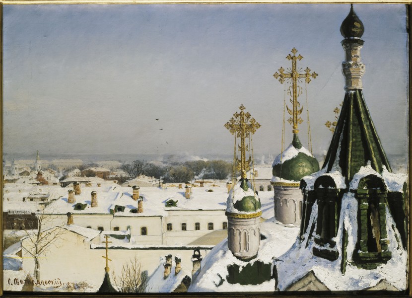 S Svetoslavskiy, View from Window, 1878