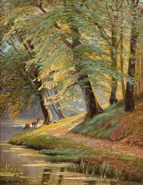 Siegfred Hass - Rådyr (1895)