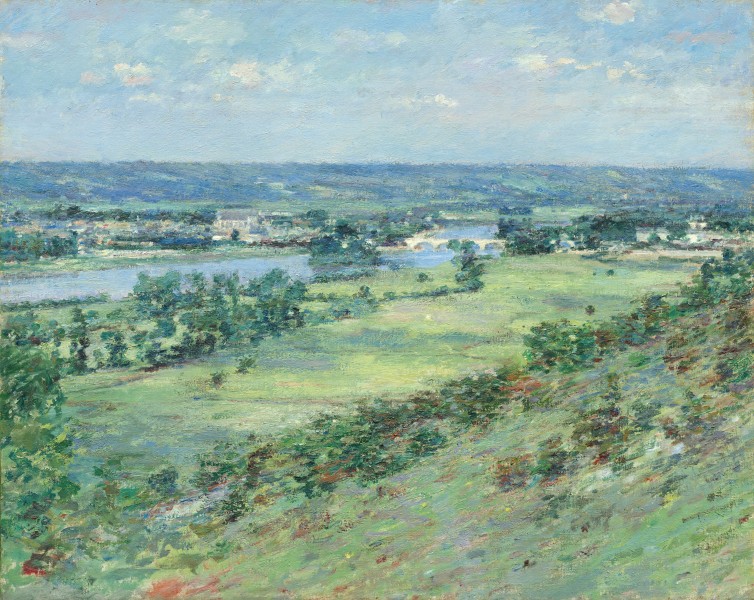 Theodore Robinson - The Valley of the Seine (1892)