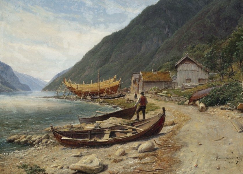 Thomas Fearnley - Gravensfjord (1839)