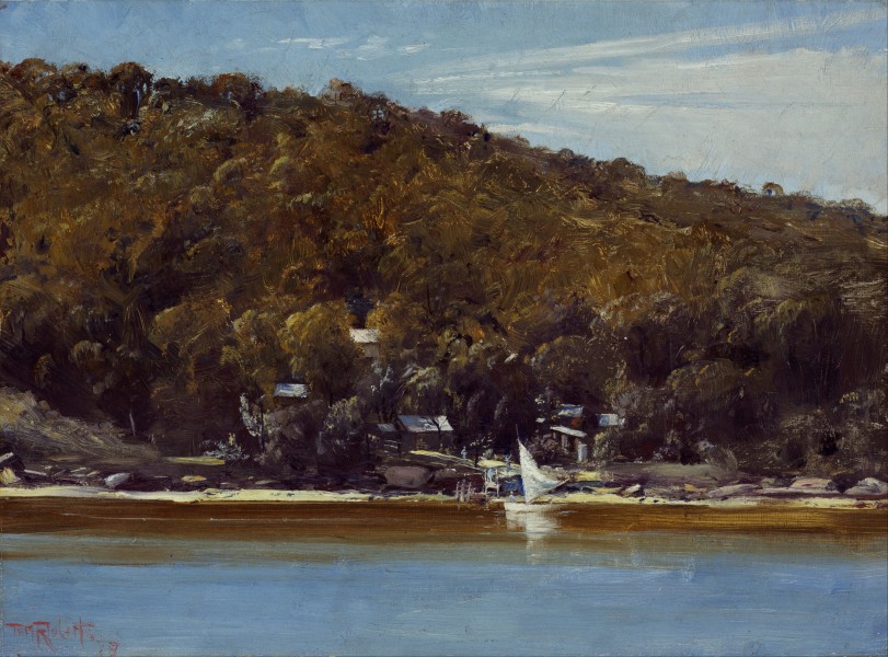 Tom Roberts - The camp, Sirius Cove - Google Art Project