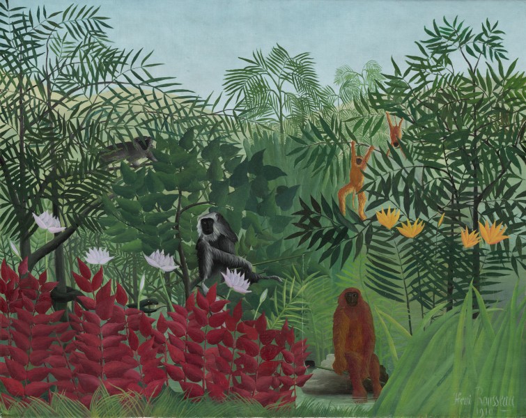 Tropical Forest with Monkeys A10893