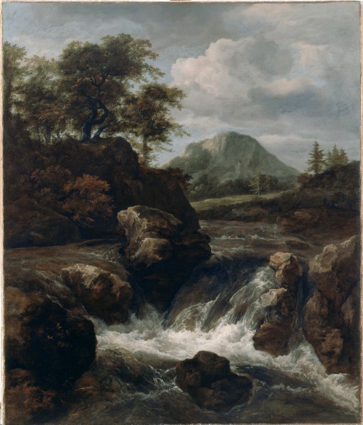 Van Ruisdael, Jacob - A Waterfall - Google Art Project