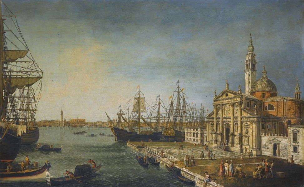 View of the Bacino Di San Marco from the Church and Island of San Giorgio Maggiore by Michele Marieschi