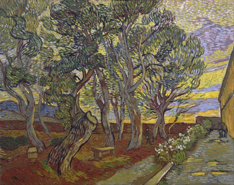 Vincent van Gogh - The garden of Saint Paul's Hospital - Google Art Project