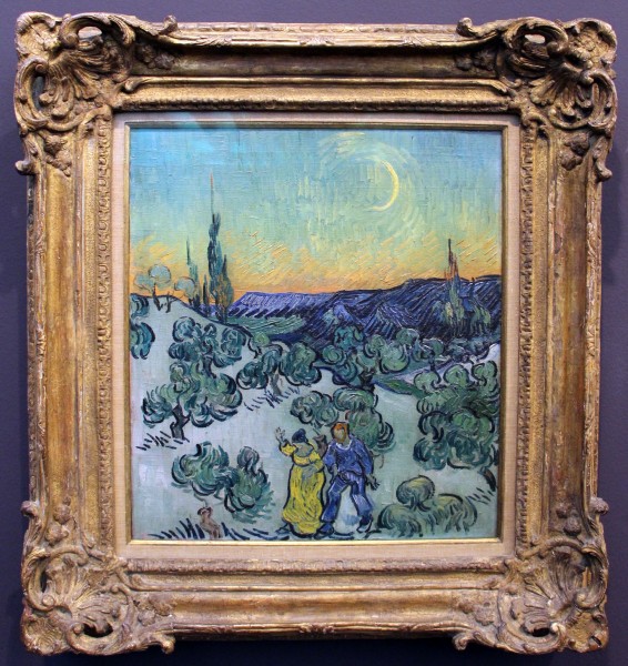Vincent van gogh, passeggiata al crepuscolo, 1889-90, 01