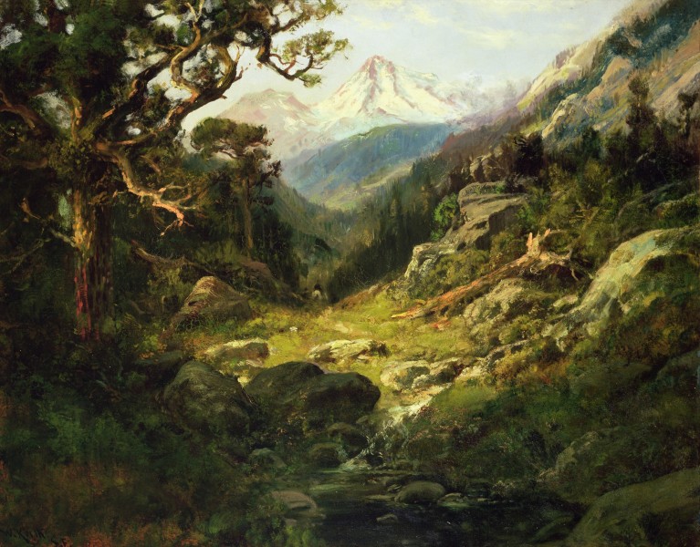 William Keith - Landscape with Mount Shasta