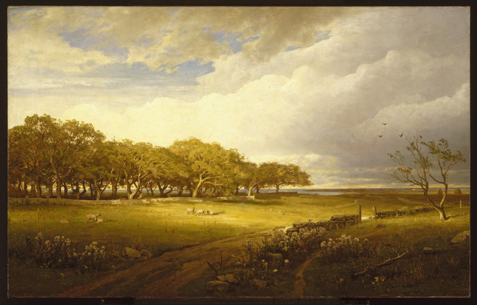 William Trost Richards - Old Orchard at Newport - Google Art Project