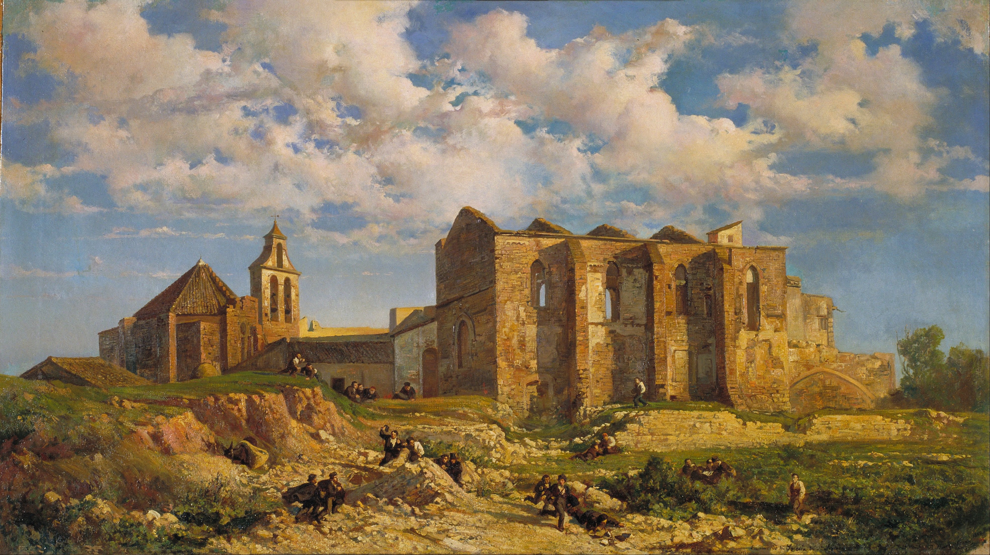 Ramon Martí i Alsina - Ruins of the Church of the Holy Sepulchre - Google Art Project