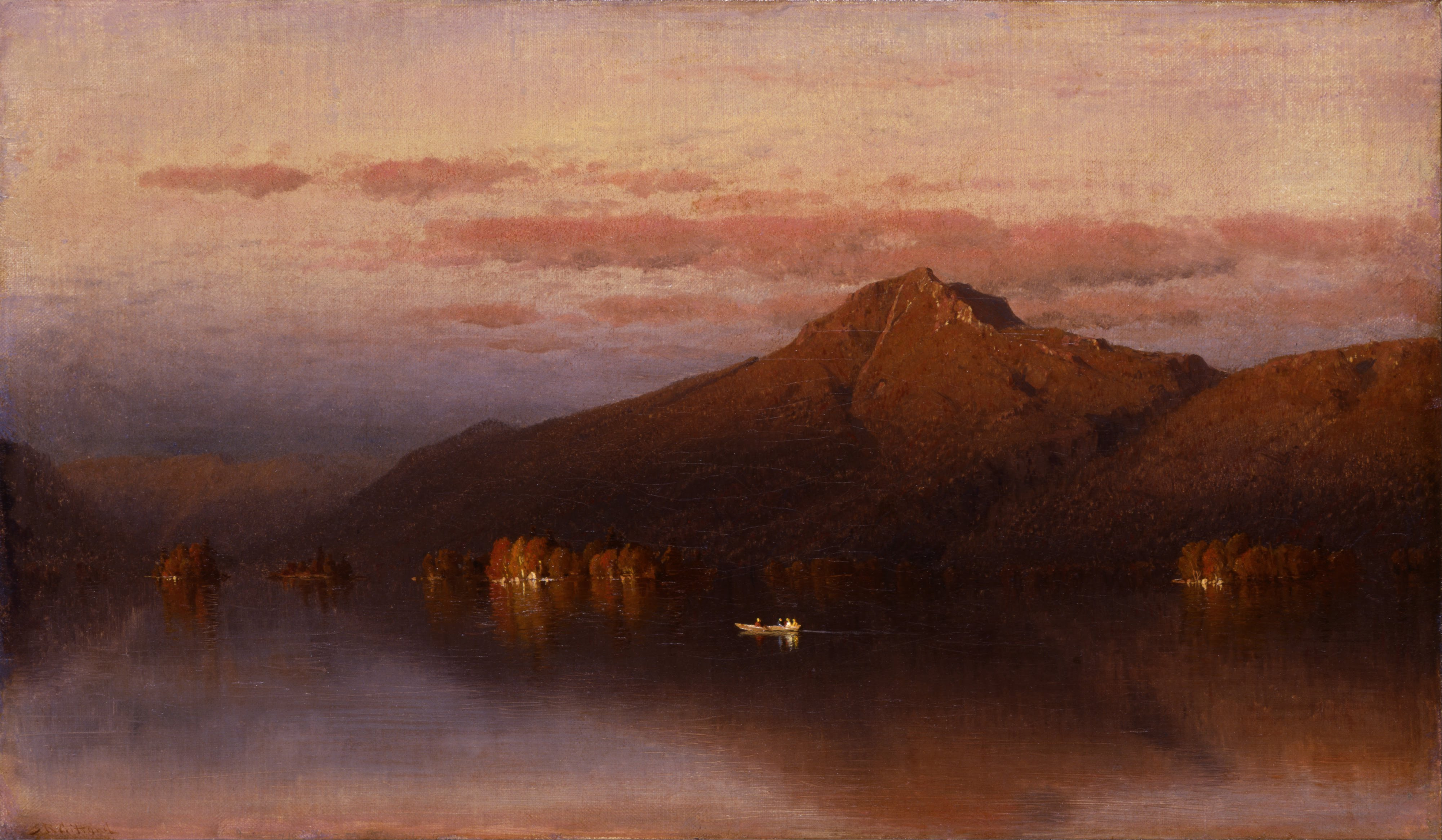 Sanford Robinson Gifford - Whiteface Mountain from Lake Placid - Google Art Project