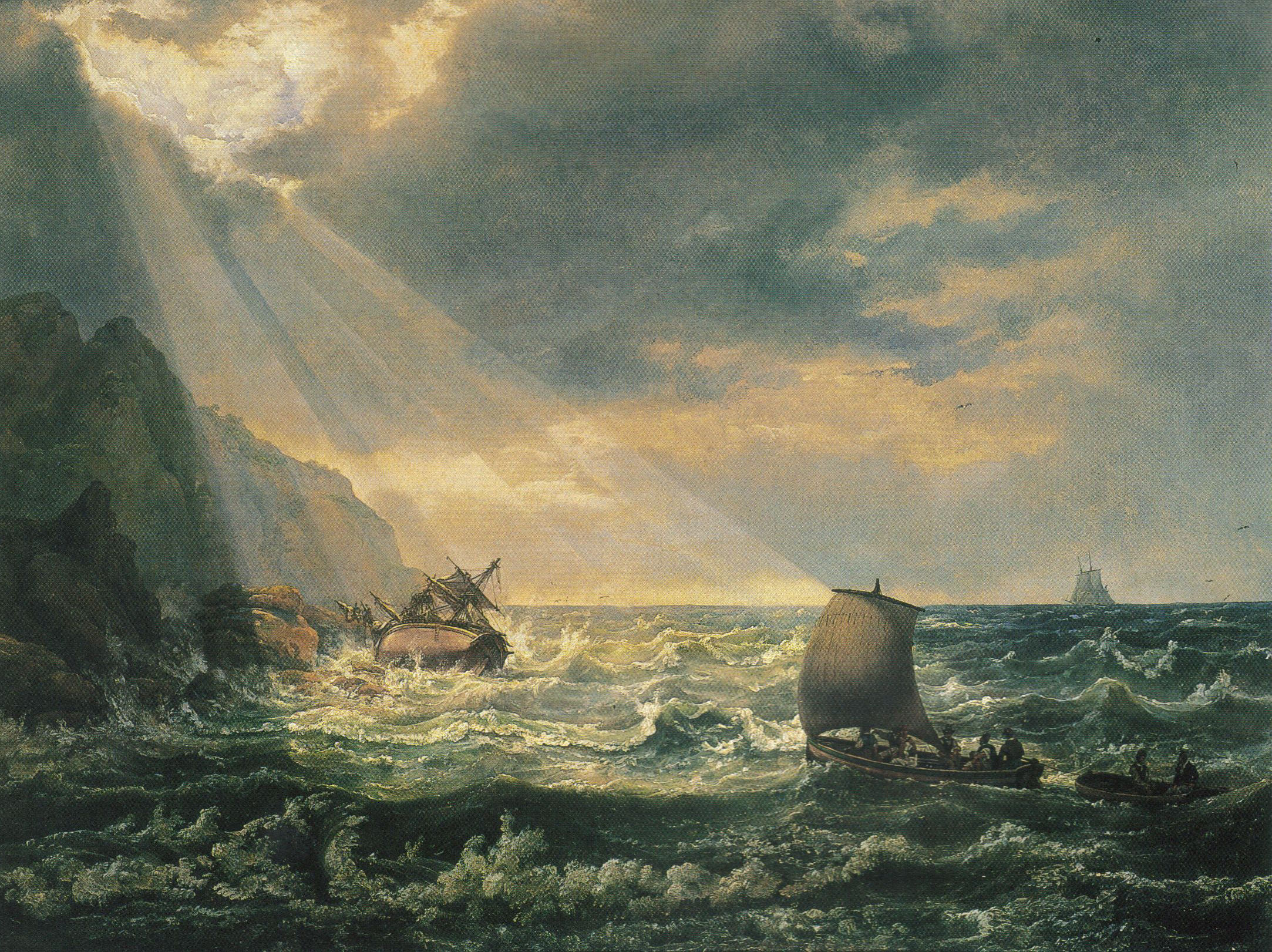 Skipbrudd ved Caprikysten 1822